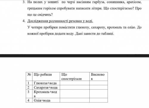 Виконайте лабараторну роботу, заповніть таблички та напишіть висновки...