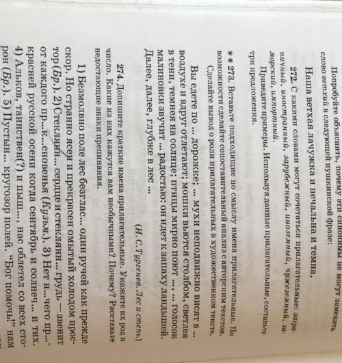 вставьте подходящие по смыслу имена прилагательные.по возможности сделайте сопоставительный анализ с