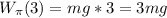 W_{\pi}(3)=mg*3=3mg