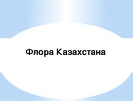 Подготовьте проект к слову флора Казахстана и защитите его в виде перезентаций.