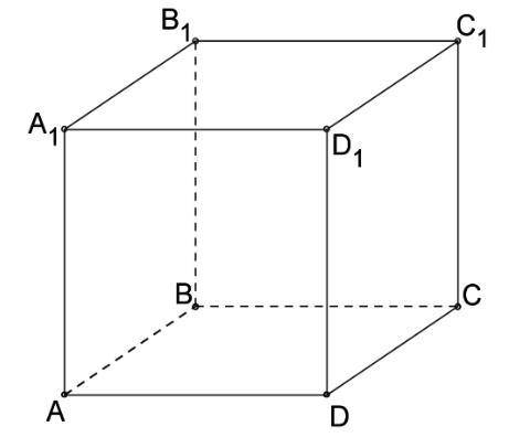 Середины рёбер AD, BC, CC1, DD1 куба последовательно соединили так, что образовался четырёхугольник.