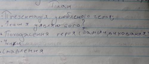 Твір на тему: мій улюблений міфологічний герой план:• презентація улюбленого героя• яким я його уявл