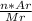 \frac{n*Ar}{Mr}