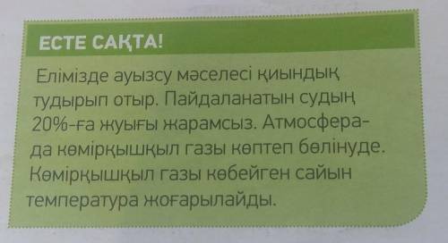 Сделать синтаксический разбор предложений: Елімізде ауызсу мәселесі қиындық тудырып отыр. Пайдаланат