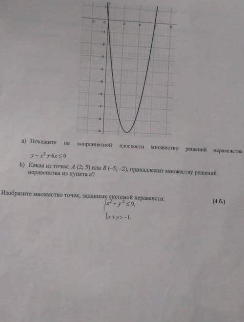 Сор по Алгебре а) б) и 5 задание