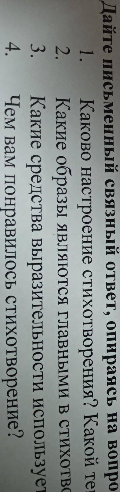 Стихотворение Константина ваншенкина снег ответьте на вопросы