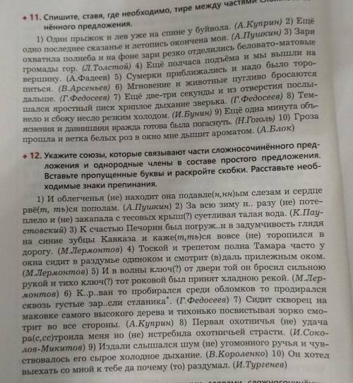 НОМЕРАМИ 11 И 12 !НУЖНО КАК МОЖНО СКОРЕЕ,А ТО НЕ УСПЕЮ((( ЗА ОТВЕТЫ НЕ ПО ТЕМЕ , БУДУ БАНИТЬ