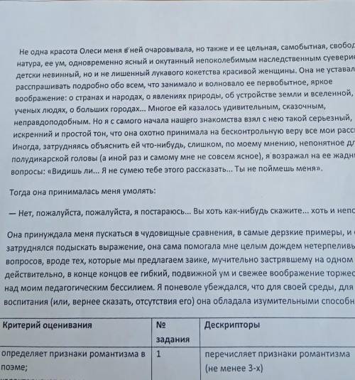 Задания 1 Выполните задания по произведению А.Пушкина «Цыганы».В) Выразите свое отношение к поведени