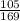 \frac{105}{169}