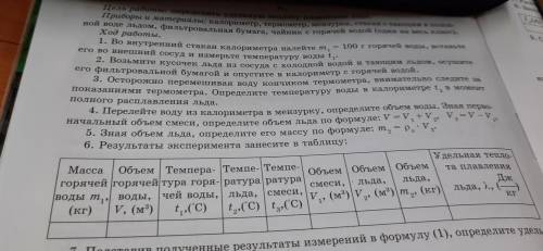 тіл 1. Р Ход работы. Цель работы: определить удельную теплоту плавления льда. Приборы-и материалы: к