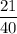 \dfrac{21}{40}