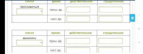 Образуй от глаголов все возможные причастия (м. р., ед. ч., И. п.):