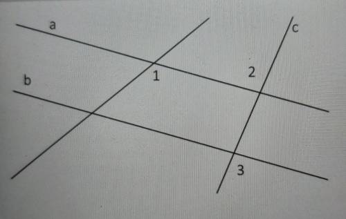 На картинке a || b, <1 =113°, <2=78°, тогда <3 равно ..