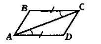 На рисунку ВС = AD, ∠CAD = ∠АСВ. Доведіть, що ∆ABC = ∆CDA