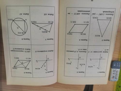 Геометрия 9 класс, координаты точек итд)