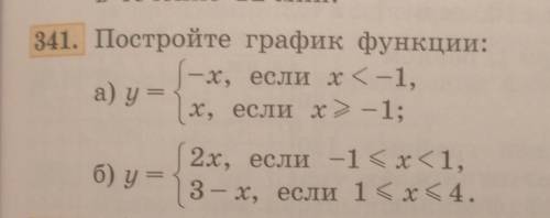 341. Постройте график функции: