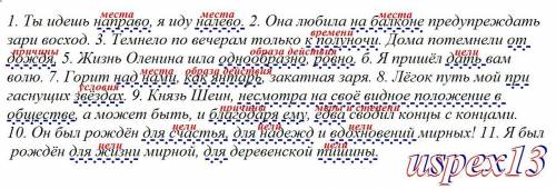 Предупредительный диктант * Найдите обстоятельства. Определите их вид. 1. Ты идешь направо, я иду на