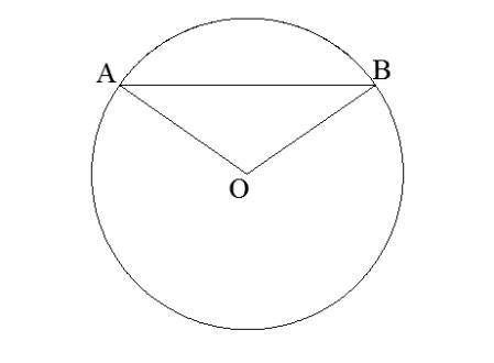 Вычисли углы треугольника AOB, если ∪AnB= 70°, O — центр окружности. ∢ ABO= ∢ BAO= ∢ AOB=