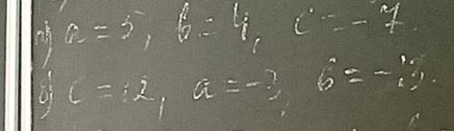 Составьте квадратное ур-е с коэфицентами a)a=5, b=4 c=-7