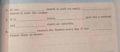 Open the brackets to make a zero conditional sentence with imperative.