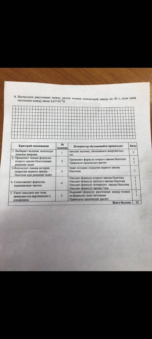 Вычислите расстояние между двумя телами одинаковой массы по 30 т. если сила тяготения между ними 6,6