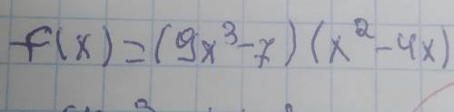 1) fix)=(9x3-7) (x & 4x) 19