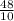 \frac{48}{10}