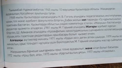 ЖАЗЫЛЫМ 7 -тапсырма. Мәтіндегі қою қаріппен берілген сөздердің синонимін тауып, құрмалас сөйлем құра