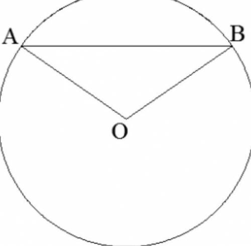    Вычисли углы треугольника AOB, если ∪AnB= 93°, O — центр окружности.     ABO= ∢ BAO= ∢ AOB=