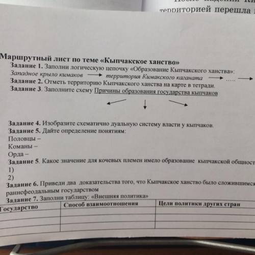 Задание 7. Заполни таблицу «Внешняя политика Государство взаимоотношения Цели политики других стран