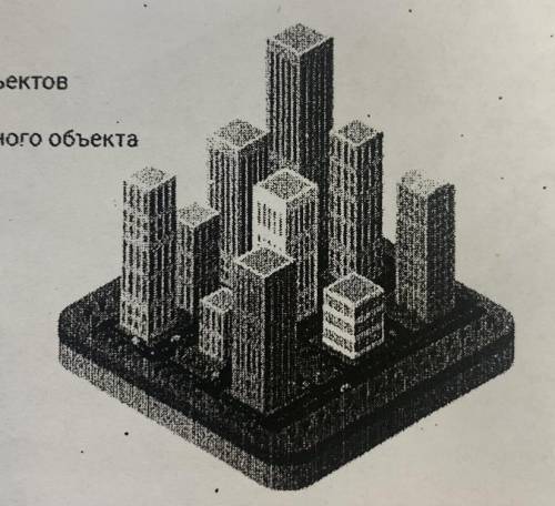 За счёт чего передана образная выразительность композиции этого макета? 1. Ритмичность 2. Разность