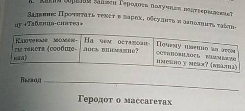 Задание: Прочитать текст в парах, обсудить и заполнить табли- цу «Таблица-синтез» Ключевые момен- На