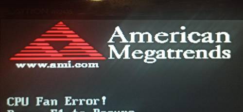 American Megatrends www.ama.com CPU Fan Error ЧТО ЭТО ЗНАЧИТ ПОЖСКАЖИТЕ