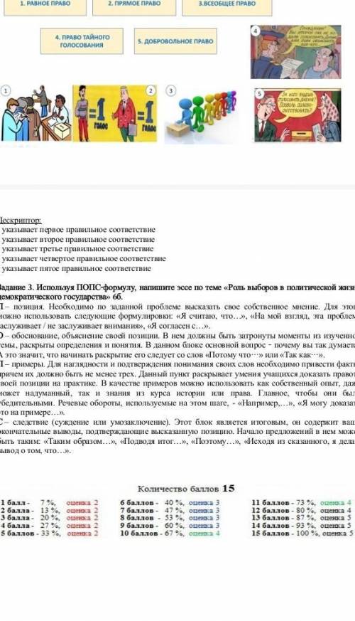 эссе по теме «Роль выборов в политической жизни демократического государства» 6б.