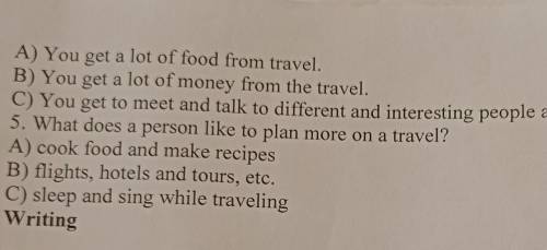 Choose the right answer A, B, C or D. 1. What does travel give you? A) give advice B) gives life exp