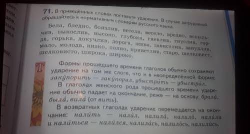 вы приведённых словах поставьте ударение в случае затруднения Обращайтесь к нормативам словарям русс