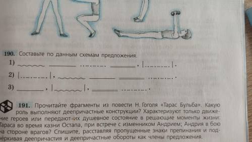 составте предложения по этим схемам (не берите с других сайтов )