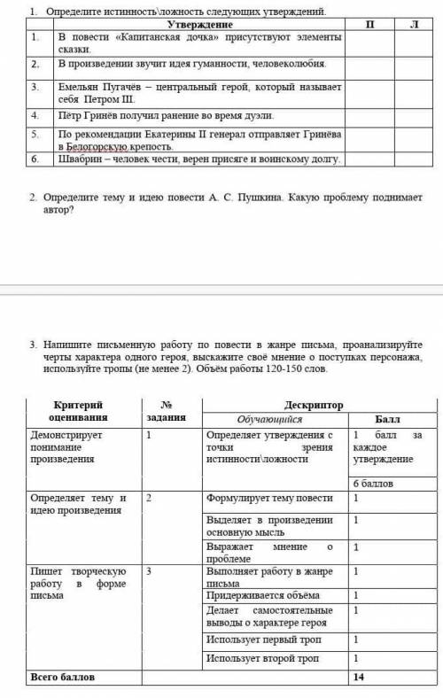 с сором пржайлуста. Произведение Капитанская дочка За правильный ответ сделаю ЛУЧШИМ ОТВЕТОМ