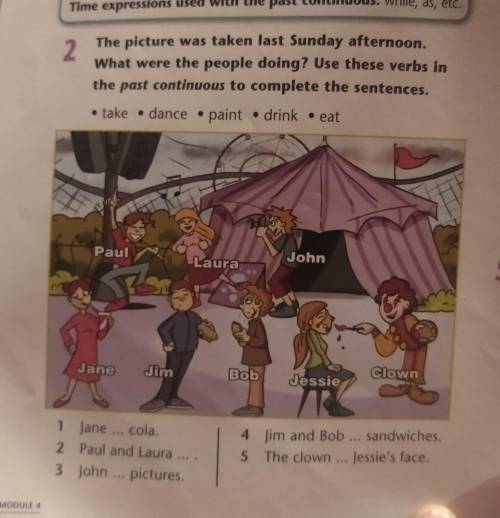 Look at the picture in ex2 and correct the statements.