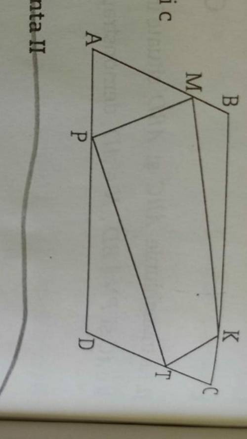 ABCD паралеллограм, AM/CT = AP/CK, но не равно 1. Продемонстрируйте, что MKTP трапеция !