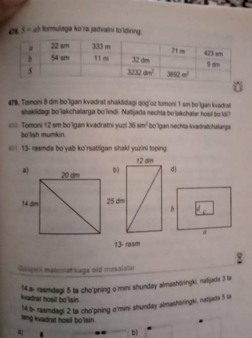 Matematika 5 sinf 178, 179, 180