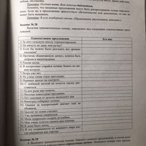 выделите граммтические основы. Нацдите сложные предложения , в состав которых входит простое односос