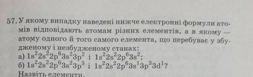 Каком случае приведенные ниже электронные формулы атомов соответствуют атомам различных элементов, а