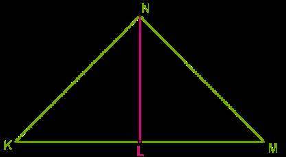 LN⊥KM,ML=KL. Найди равные треугольники. KLN = NLM MLN MNL NML LNM LMN Если известно, что ΔMLN — равн