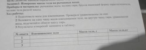 , завтра нужно будет сдать тела:гирябрусокшуруп