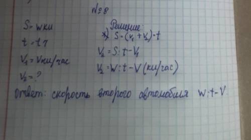 Составь схему и выражения по задаче. Расстояние между двумя городами-w км.Из них одновременно навстр