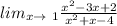 lim_{x\to \ 1} \frac{x^2-3x+2}{x^2+x-4}