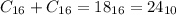 C_{16}+C_{16}=18_{16}=24_{10}