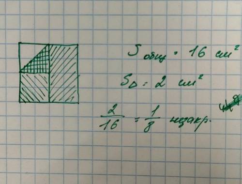 Начерти квадрат со стороной 4см.Раздели его на 2 равных прямоугольника и закрась один из них красным