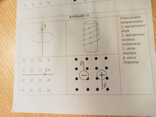 Физика решите зачёт по правилу правой-левой руки и